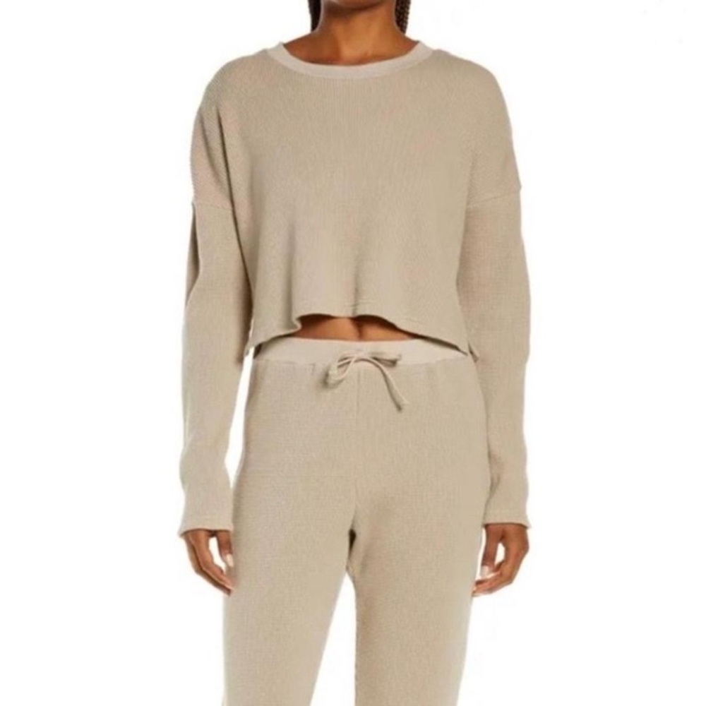 Onia Waffle Knit Crewneck - L